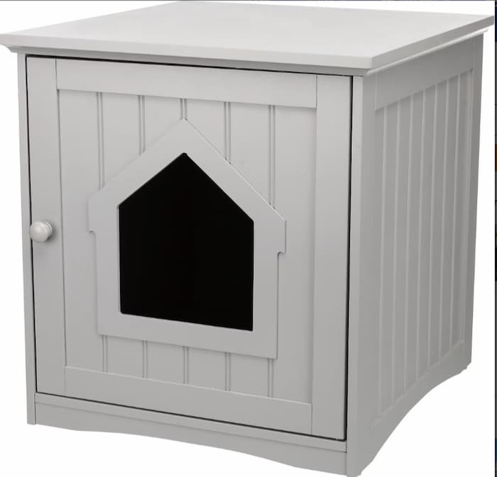 cat litter box end table